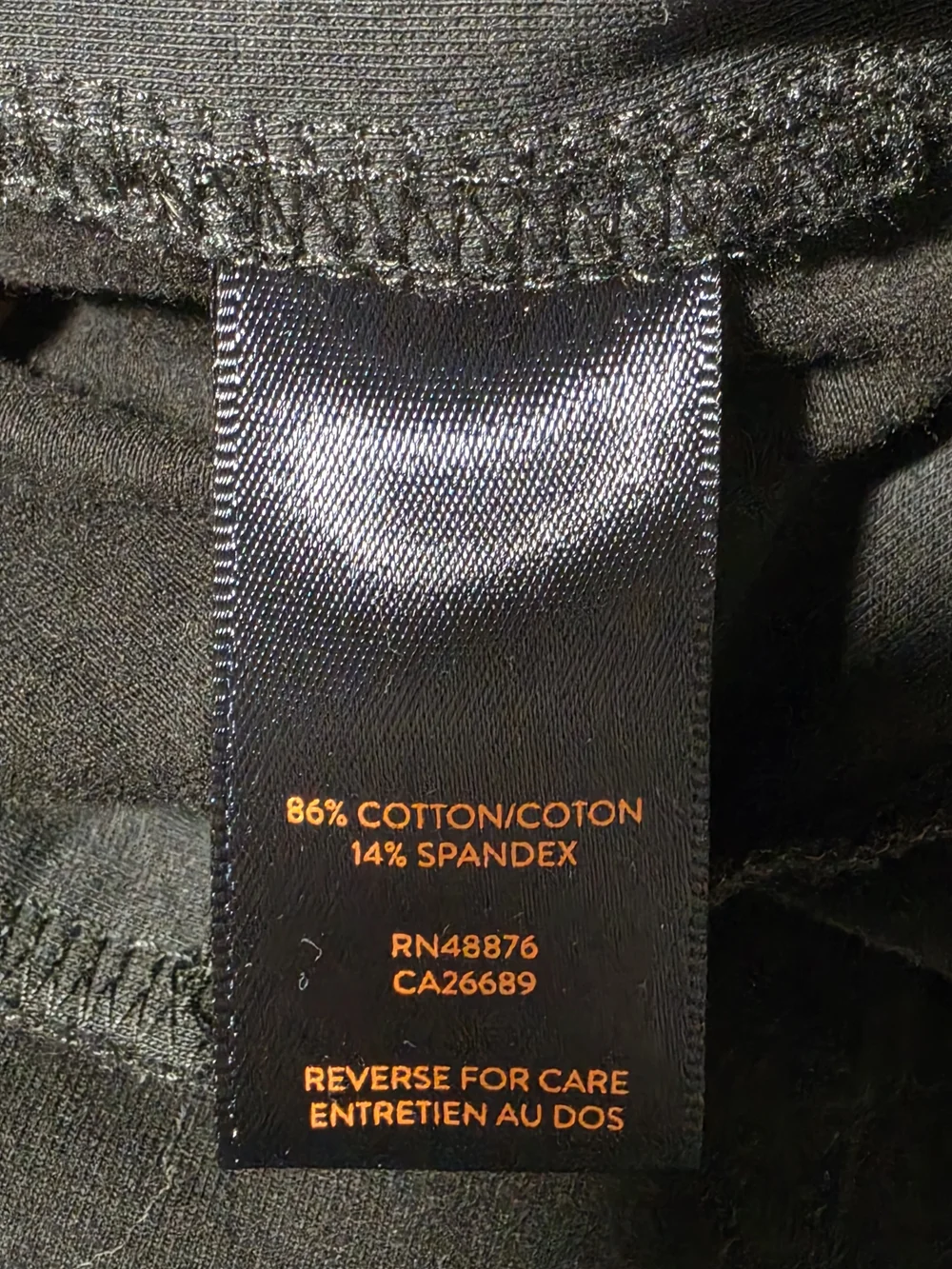 Good Man Brand Black Cotton Blend Forward 5-Pocket Flex Pro Jersey Pant Large